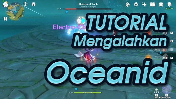 Tutorial Cara Mengalahkan Oceanid Rhoedia of Loch Lv.41 di Genshin Impact