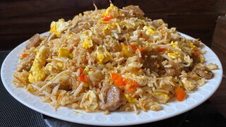 NASI GORENG UDANG REBON BUMBU IRIS MUDAH ENAK BANGET