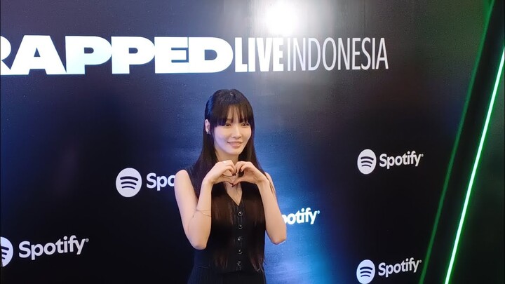 Momen Chungha Hadiri Black Carpet Spotify Wrapped 2024