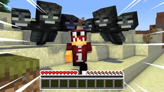 Gw disuruh lawan 2 WITHER BOSS pake tangan kosong.