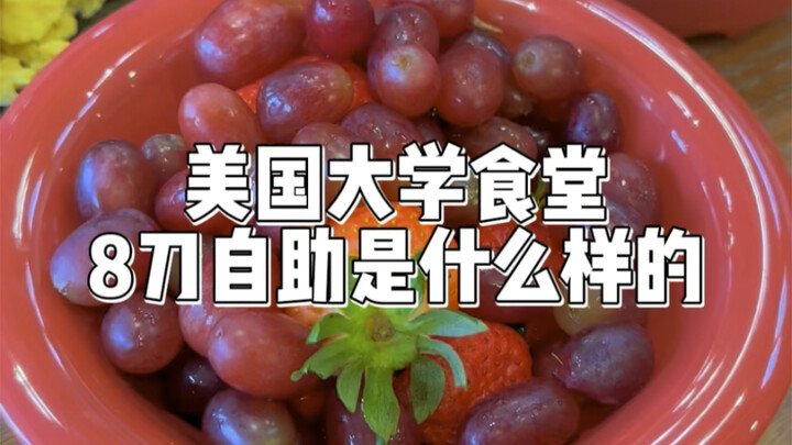 美国大学食堂8刀自助｜早餐版，失踪人口回归～