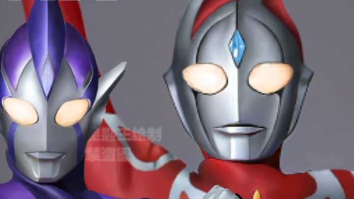 You two are the Crouching Dragon and the Phoenix? The abandoned design of Ultraman Nayis is made int