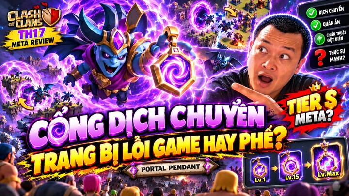 HUY HIỆU CỔNG DỊCH CHUYỂN (PORTAL PENDANT) TRANG BỊ LỖI GAME HAY LÃNG PHÍ QUẶNG
