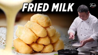 Melt in Your Mouth Fried Milk by Chinese Masterchef • Taste Show