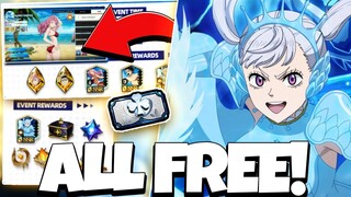 VALKYRIE NOELLE IN 2 DAYS! SWIMSUIT VANESSA/ASTA ARE BACK! FREE SUMMONS & MORE - Black Clover Mobile