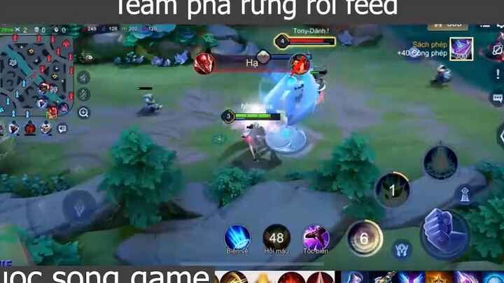 Team phá rừng rồi feed p2 #cuocsonggame
