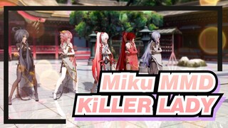[Miku MMD] KiLLER LADY / 7 Queens! How Many Images Can You Recognize?