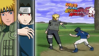 MEMBUKA 2 KARAKTER LEGEND MINATO & SASUKE! | Naruto Ultimate Ninja 5