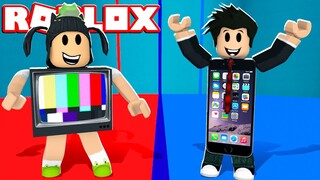 LOKIS TELEVISÃO VS CELULAR | Roblox - Would you rather