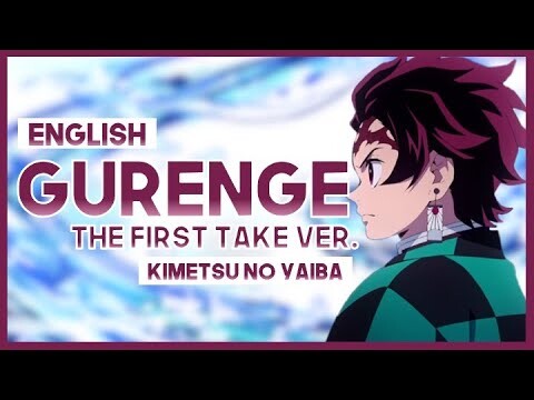 【mew】"Gurenge" piano ver. ║ Kimetsu no Yaiba OP ║ Full ENGLISH Cover & Lyrics ║ THE FIRST TAKE ver.