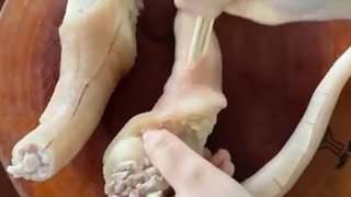 Lần đâu làm món Đuôi heo chiên giòn! _ Tiểu Màn Thầu