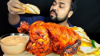 WHOLE GRILLED CHICKEN, SUNNY SIDE UP EGG FRY, MAYONNAISE, CHILI MUKBANG ASMR EATING SHOW ||