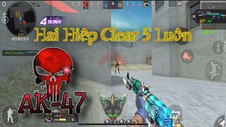 CF Mobile | Hai Lần Clear 5 Bằng AK47 Tạm Biệt Vợ Cũ Anh Có Vợ Mới Trẻ Đẹp Xinh Hơn Rùi | Tường Mốc