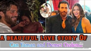 a beautiful love story of Can Yaman and Demet Ozdemir