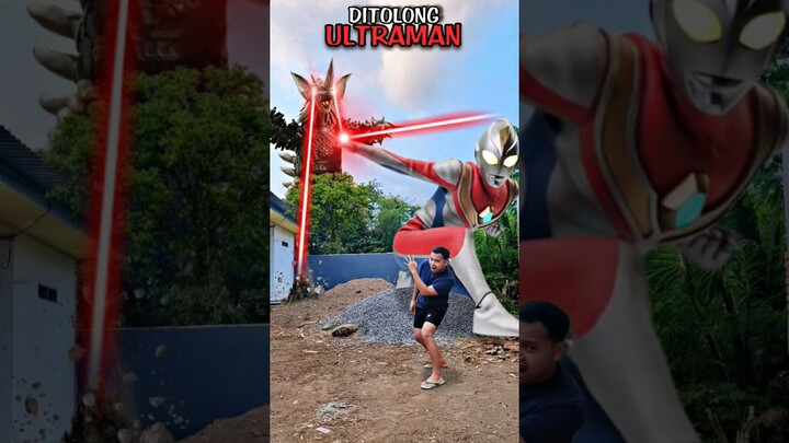 Apa❗Ditolong Ultraman❗Begini Cara Buatnya❗#editing #ultraman