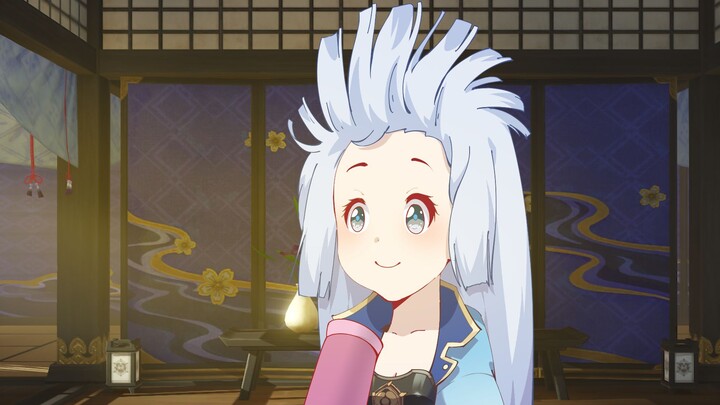 [ Genshin Impact ] Miss Kasato who used a hair dryer for the first time