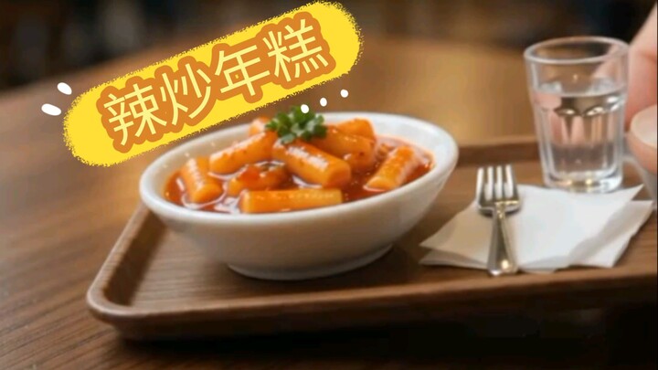 迷你厨房｜巨好吃的迷你辣炒年糕（超解压ASMR）