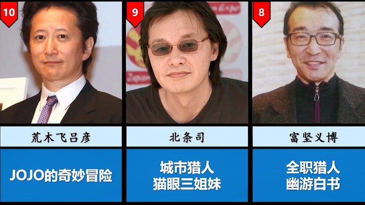 Japanese online voting: Ranking of "Legendary Manga Artists" who have had a huge impact on the manga