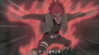 火影最燃的就是小李打我爱罗，凯打斑