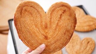 [Food]Giant Palmier made with only a rolling pin