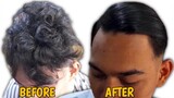 curly to straight hair permanently | Boyy Barbershop