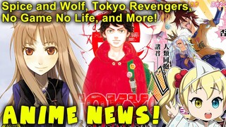 Anime News: No Game No Life, Spice and Wolf Audiobook, Tokyo Revengers Print, and More!