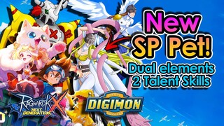 [ROX] NEW Digimon Collab SP Pets! Dual Elements and 2 Talent skills!? | King Spade