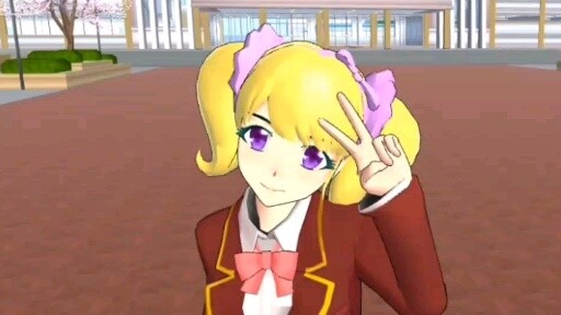 เคล็ดลับ Sakura School: การเปลี่ยนสีของเครื่องประดับผมสำหรับผมสีพื้น