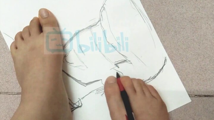 【JOJO】Hardcore Foot Painting: Golden Steak