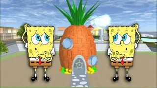 Tutorial : Spongebob Squarepants House | SAKURA SCHOOL SIMULATOR