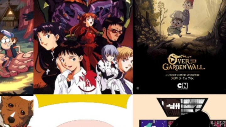[Global Animation] A list of the 111 animation series with the highest combined ratings on the three