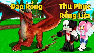 REDHOOD THỬ THÁCH SINH TỒN THẾ GIỚI RỒNG TRONG MINECRAFT TẬP 2*MỀU THU PHỤC RỒNG LỬA SIÊU MẠNH MCPE