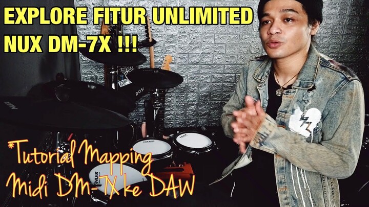 TUTORIAL REKAM MIDI DRUM DENGAN NUX DM-7X