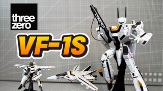 ￥1120 Pesawat Tempur Skeleton Threezero VF-1S Benteng Luar Angkasa/Macross Roy Fokker ROBO-DOU
