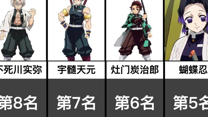 [ ดาบพิฆาตอสูร ] 20 อันดับตัวละครที่มีชื่อเจ๋งที่สุด (คัดเลือกโดยเว็บไซต์ญี่ปุ่น)