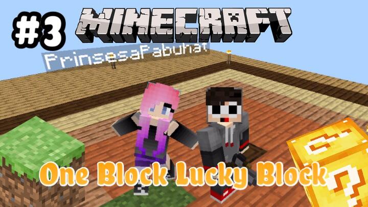 One Block Lucky Block | Minecraft Pocket Edition | PART #3