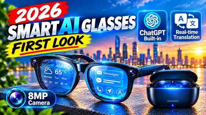 2026 Smart AI Glasses Review: AI Translation, ChatGPT & Camera Test