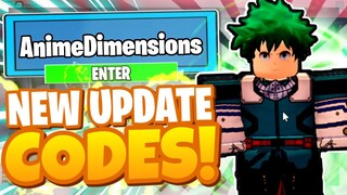 ANIME DIMENSIONS CODES *UPDATE 1* ALL NEW ANIME DIMENSIONS CODES!