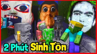 [ Roblox Nextbots ] Thử Thách 2 PHÚT Sinh Tồn Không Ai Vượt Qua Được | Minecraft Animation