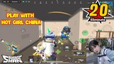 Play with Hot Girl CHINA P.2 | DUO VS SQUAD | SOUTH SAUSAGE MAN