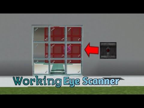How to make an protected eyes scanner in minecraft