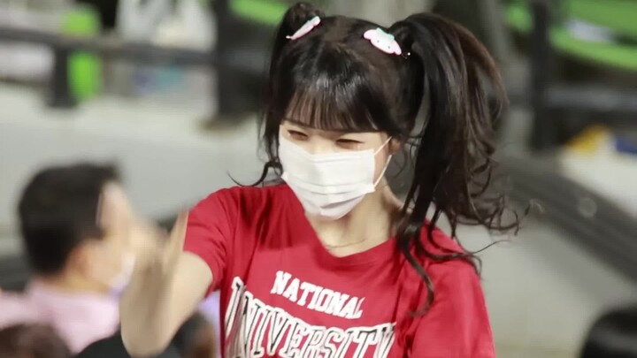 【4K】220531起亚老虎队李多惠中场应援舞蹈粉丝镜头