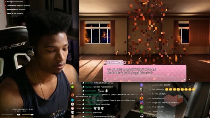 Etika Deleted Monika.chr | Doki Doki Literature Club! | Etika Stream Highlight