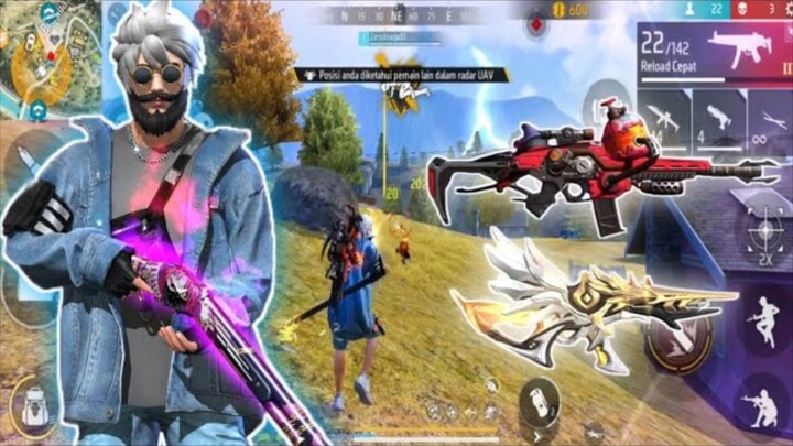 SOLO VS SQUAD PAKE SENJATA YANG PALING JARANG DIPAKE DI RANK
