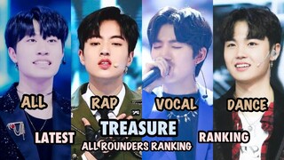 TREASURE All-Rounders (Vocal, Dance, Rap) Ranking