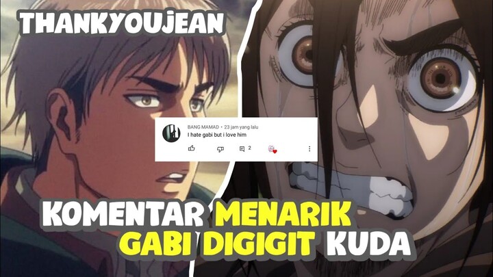 AWKWK! KOMENTAR KALIAN TENTANG GABI DIGIGIT KUDA - Attack on Titan final season