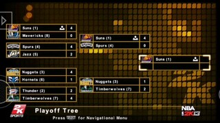 NBA 2K13 (USA) - PSP (Suns vs Timberwolves, Western Conference Finals, Game 1) PPSSPP.