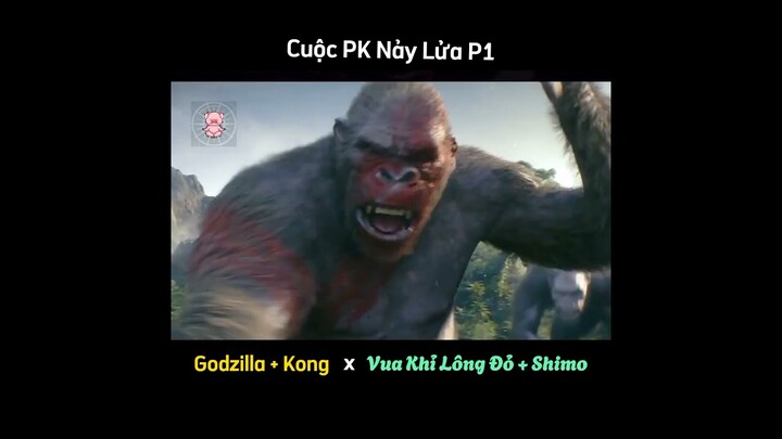 Cuộc Chiến Nảy Lửa Giữa Godzilla Kong Và Vua Khỉ Mặt Thẹo P1