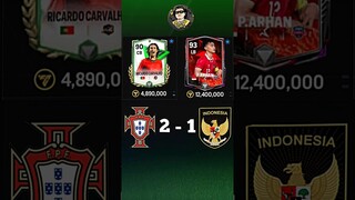 PORTUGAL VS INDONESIA IN FC MOBILE 24 #fcmobile #bayernmunich #fcbarcelona #football #fc24