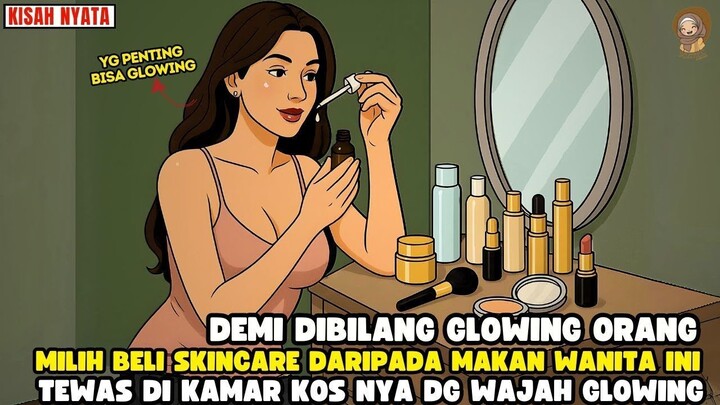 DEMI TAMPIL GLOWING MILIH SKINCARE DARIPADA MAKAN DTEMUKAN TEWAS DG WAJAH GLOWIN